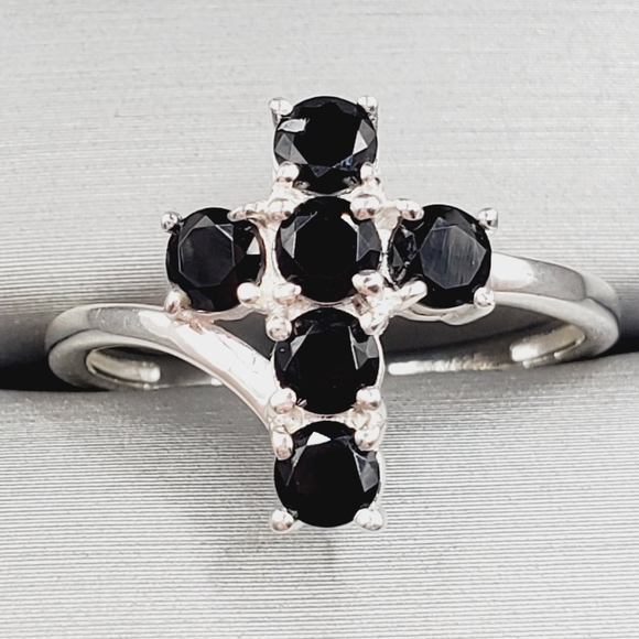 Black Cross Ring